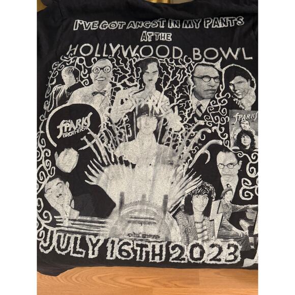 SPARKS-XL-2023-RARE Fan-made-T-SHIRT- Bought at Hollywood Bowl - Picture 2 of 2